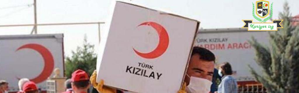 Kızılay'dan personel alımı!